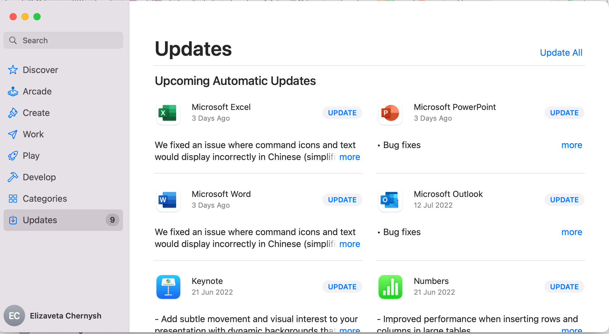 Article image. Mac OS interface