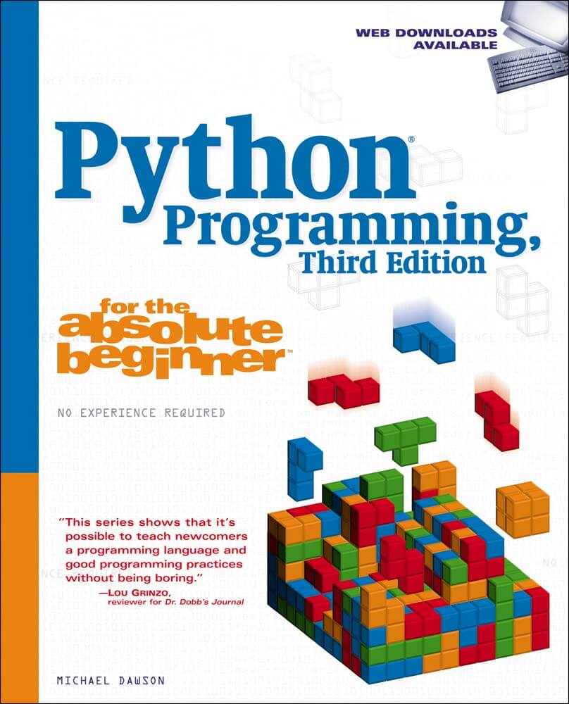 Python Programming for the Absolute Beginner. Book Cover